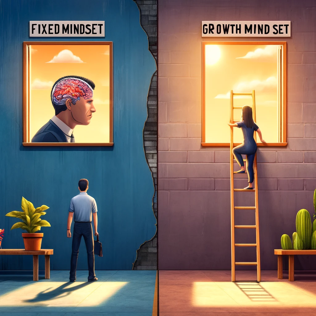 Fixed Mindset vs. Growth Mindset.